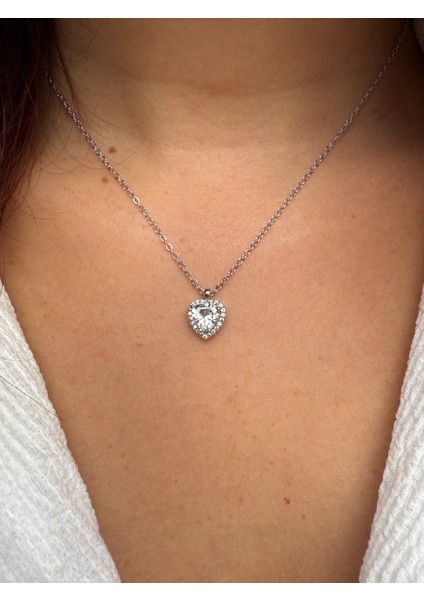 Love Glow Kalp Kolye Yüzük Bileklik Set – Sevgililer Günü Özel