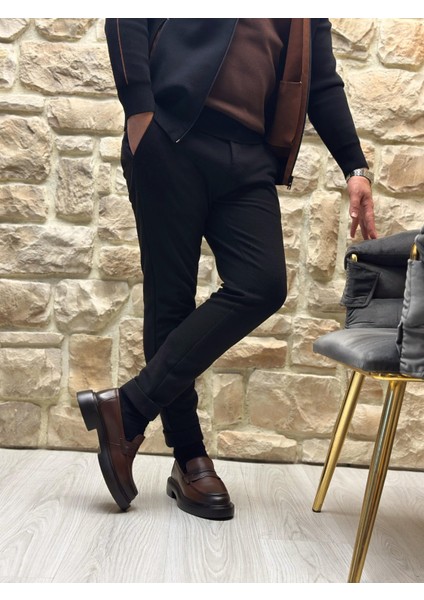 COFFE MOSTAD 3009 HAKİKİ DERİ ERKEK CASUAL KAHVERENGİ