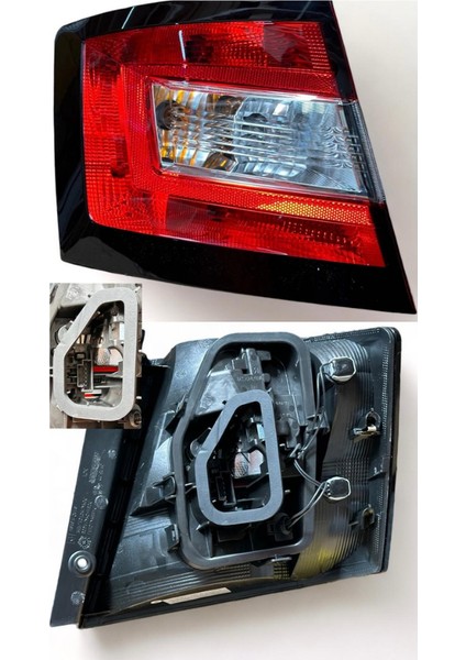 Fabia 2015-2019 Arka Stop Lambası Sol (Duy Taplası Ile Birlikte) 6V6945111/6V6945257