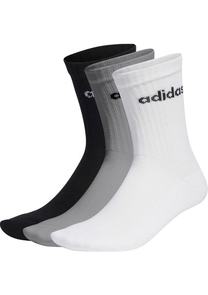 C Lın Crew 3p Mgrey Gri Unisex Çorap