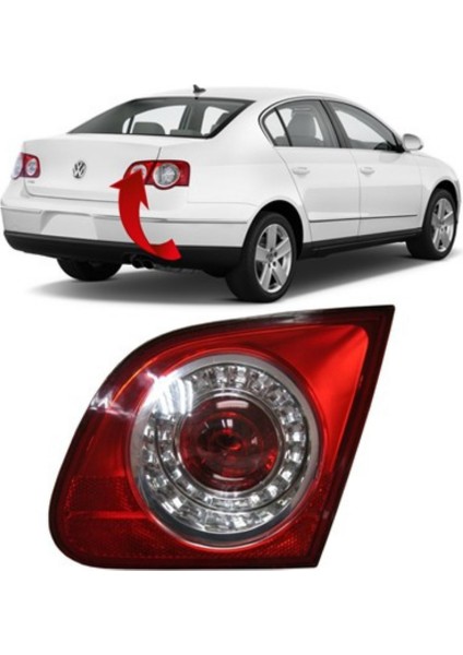 Passat 2005-2010 Sağ Stop Lambası Iç 3C5945094E