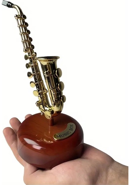 Vintage Saksofon Müzik Kutusu modelleri