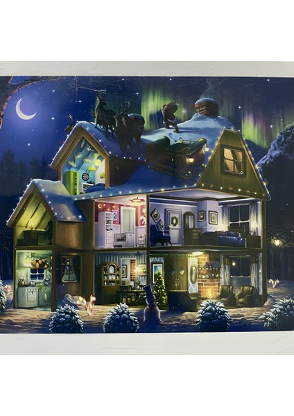 5d Yapışan Boncuk Goblen 30 x 40 cm Mozaik Tablo Pano 60242