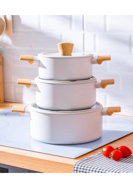 Ultimate Pro Döküm Seramik 6 Parça Tencere Seti fırsatları