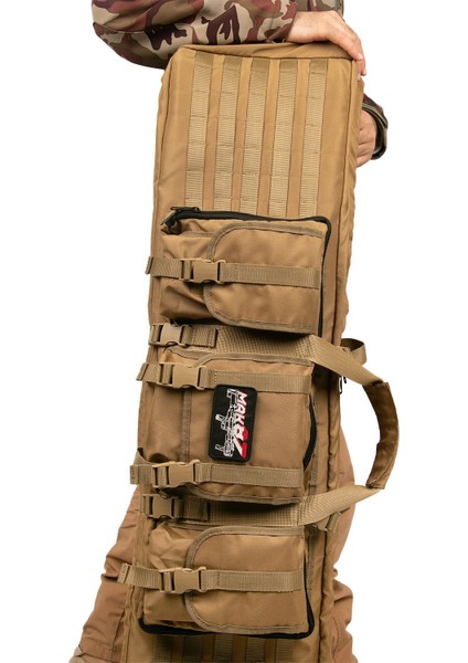 Tactical Point Çift Tüfek Taşıma Çantası Standart Tan