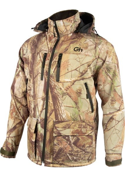 Challenger - Softshell Mont Rüzgara ve Suya Geçirmez Avcı Montu Orman Kamuflajı fiyatları