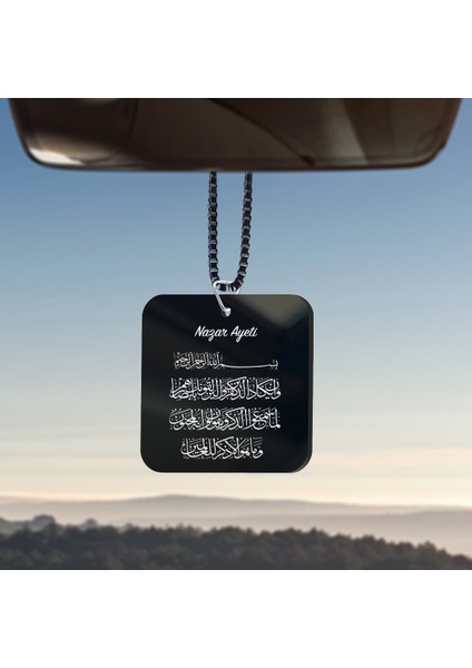 Nazar Duası Araba Süsü Nazar Ayeti Dikiz Aynası Süsü Araba Süsü
