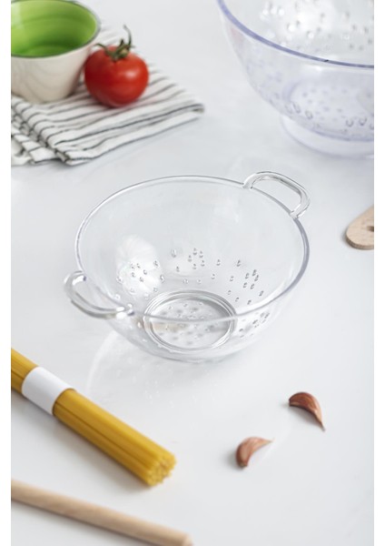 Akrilik Şeffaf Mini Pirinç Süzgeçi & Bakliyat Süzgeçi (3 Su Bardağı Ölçülü) modelleri