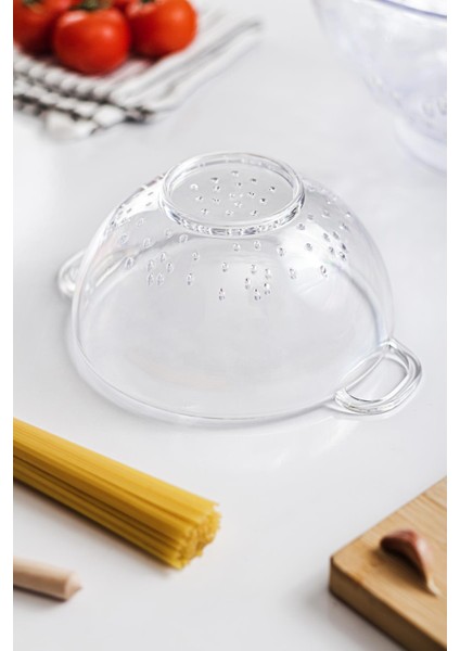 Akrilik Şeffaf Mini Pirinç Süzgeçi & Bakliyat Süzgeçi (3 Su Bardağı Ölçülü) fırsatları