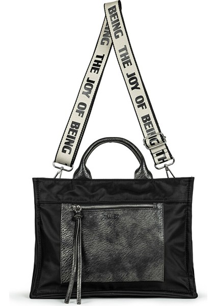 Slogan Askılı Tote Çanta TS1250052060001