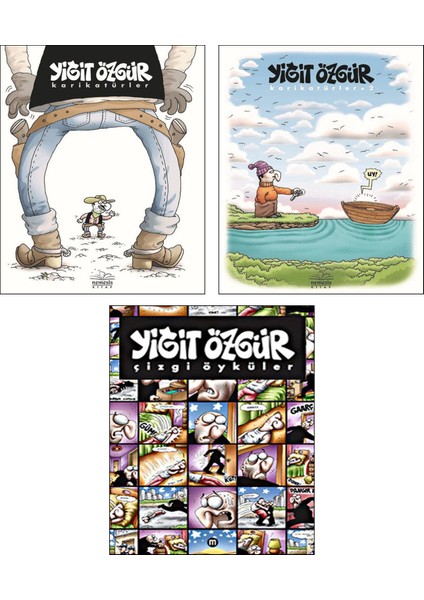 Karikatürler 1 / Karikatürler 2 / Çizgi Öyküler 3 Kitap Set
