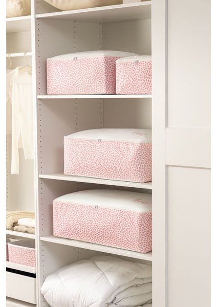 3 Adet Home Sweet Home Baskılı Büyük Boy Baza Altı Yastık Yorgan Kazak Hurcu 62 x 46 x 22