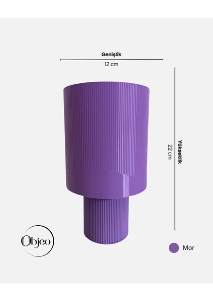 Mor Objeo 3D Özel Tasarım Dekoratif Çocuk Odası Abajur fiyatları