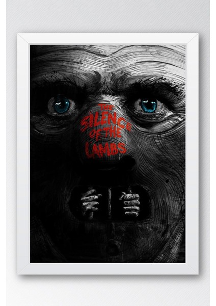 Kuzuların Sessizliği Çerçeveli Tablo - Film Posteri Tablo