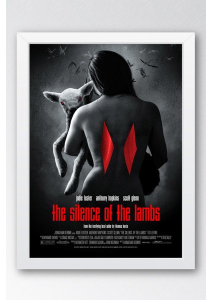 Kuzuların Sessizliği Çerçeveli Tablo - Film Posteri Tablo