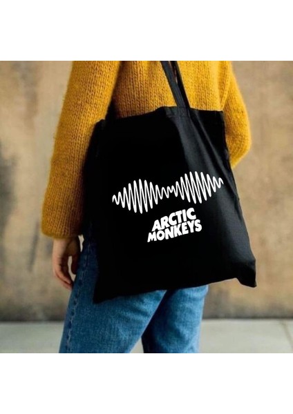 Artic Monkeys Siyah Bez Çanta