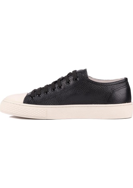 - Siyah Hakiki Deri Bağcıklı Erkek Sneaker 666-25 fırsatları