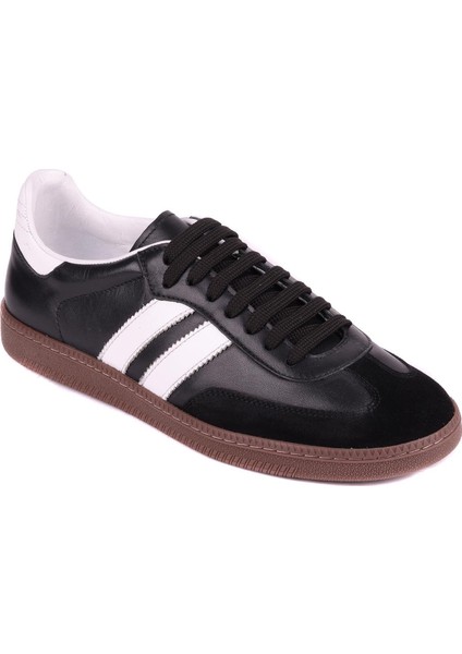 - Siyah Bağcıklı Erkek Sneaker 666-1077