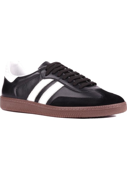 - Siyah Bağcıklı Erkek Sneaker 666-1077