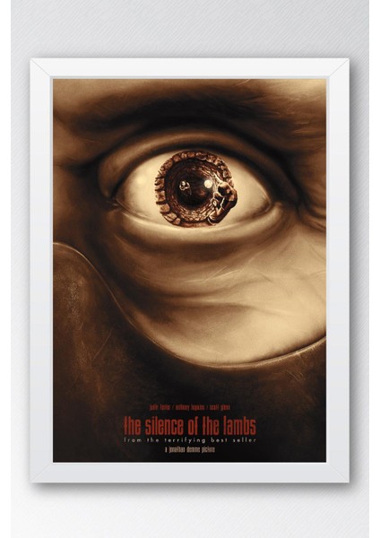 Kuzuların Sessizliği Çerçeveli Tablo - Film Posteri Tablo