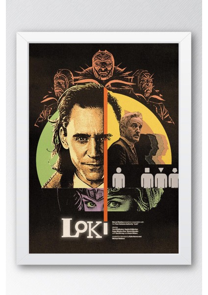 Loki Çerçeveli Tablo - Marvel Dizi Posteri Tablo