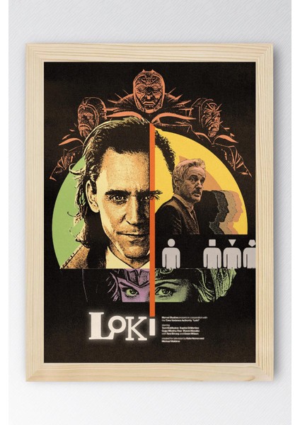Loki Çerçeveli Tablo - Marvel Dizi Posteri Tablo