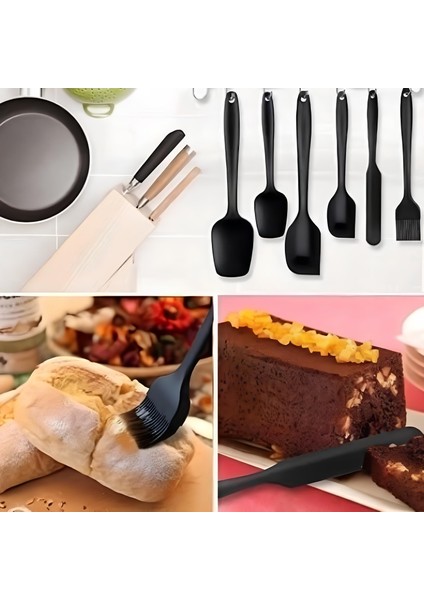 Birdoludükkan 6'lı Silikon Servis Spatula Seti