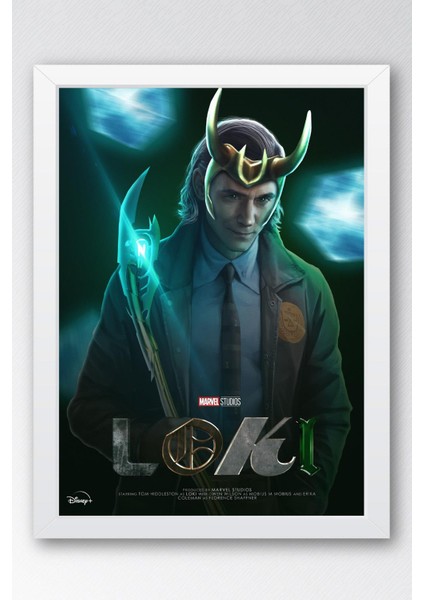 Loki Çerçeveli Tablo - Marvel Dizi Posteri Tablo