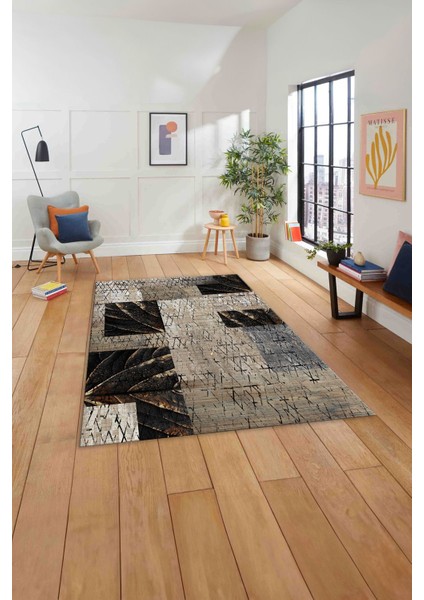 Baskılı Patchwork Sade Modern Yıkanabilir Kaymaz Yolluk Mutfak Salon Halısı, Patchwork-30-Renkli,