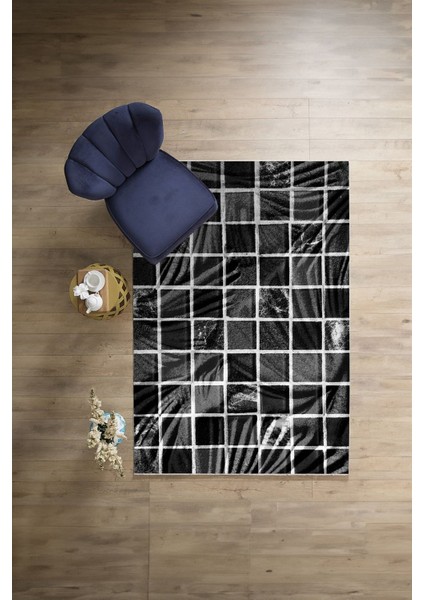Baskılı Patchwork Leopar Desenli Yıkanabilir Kaymaz Yolluk Mutfak Salon Halısı, Patchwork-24-Gri, modelleri