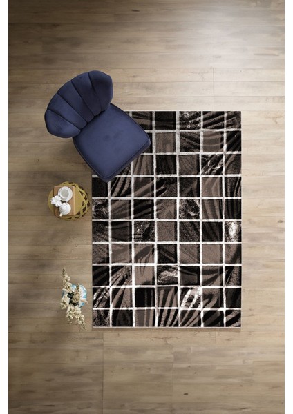 Baskılı Patchwork Leopar Desenli Yıkanabilir Kaymaz Yolluk Mutfak Salon Halısı, Patchwork-24-Vizon, modelleri