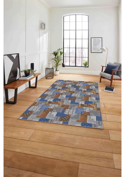 Baskılı Patchwork Klasik Model Yıkanabilir Kaymaz Yolluk Mutfak Salon Halısı, Patchwork-31-Renkli, fırsatları