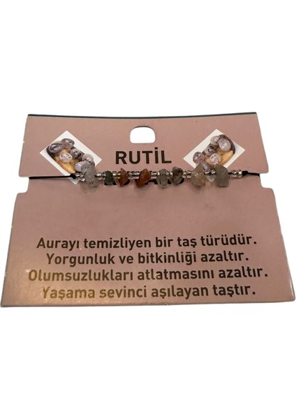 seymenbıçakçılık Doğal Taş Rutil Kuvars Doğal Taş Bileklik