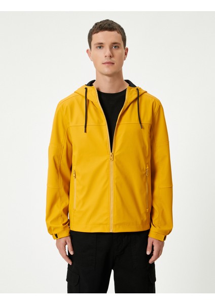 Mevsimlik Ceket Slim Fit Fermuarlı