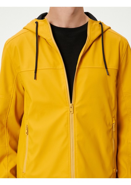 Mevsimlik Ceket Slim Fit Fermuarlı