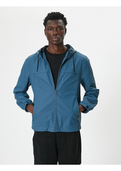 Mevsimlik Ceket Slim Fit Fermuarlı