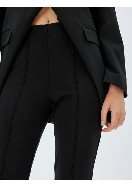 Ispanyol Paça Tayt Pantolon Nervür Detaylı Skinny indirimleri