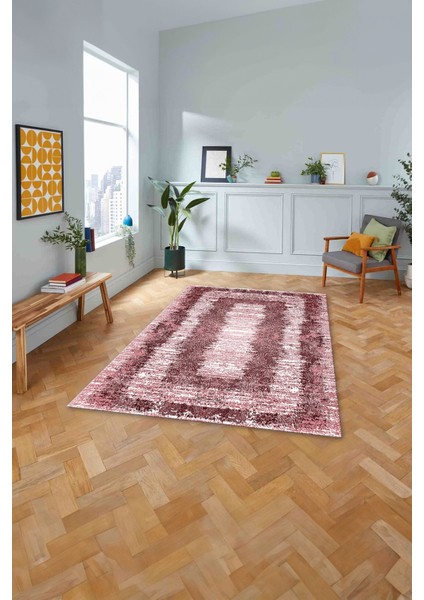 Dijital Sade Dikdörtgen Desenli Yıkanabilir Kaymaz Yolluk Mutfak Salon Halısı, Sade-63-Bordo, fırsatları