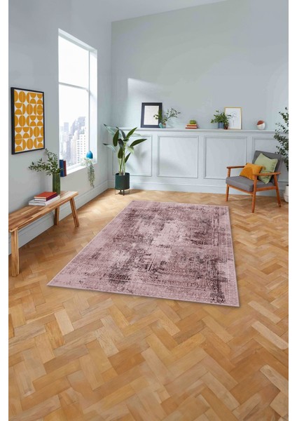 Dijital Baskılı Sade Otantik Model Yıkanabilir Kaymaz Yolluk Mutfak Salon Halısı, Sade-68-Bordo, fırsatları