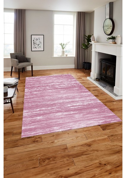 Dijital Baskılı Sade Modern Yıkanabilir Kaymaz Yolluk Mutfak Salon Halısı, Sade-69-Pembe, modelleri