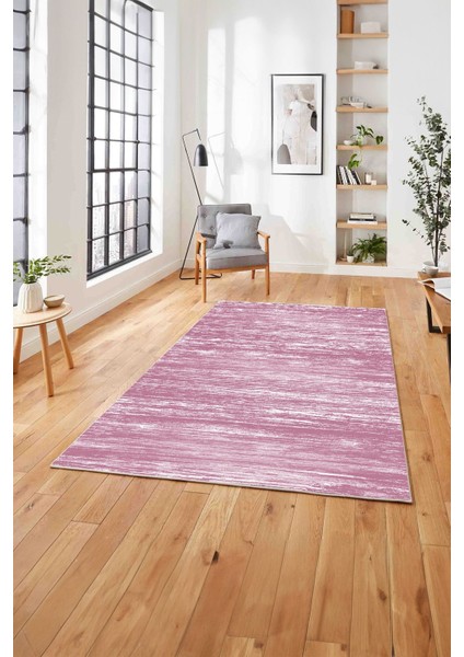 Dijital Baskılı Sade Modern Yıkanabilir Kaymaz Yolluk Mutfak Salon Halısı, Sade-69-Pembe, indirimleri