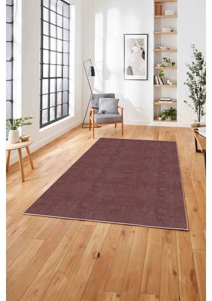 Dijital Baskılı Sade Klasik Modern Yıkanabilir Kaymaz Yolluk Mutfak Salon Halısı, Sade-109-Bordo, indirimleri