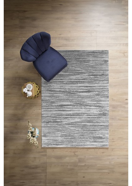 Dijital Baskılı Sade Düz Model Yıkanabilir Kaymaz Yolluk Mutfak Salon Halısı, Sade-60-Gri,