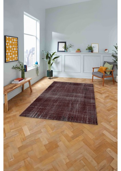 Dijital Baskılı Sade Düz Renk Model Yıkanabilir Kaymaz Yolluk Mutfak Salon Halısı, Sade-99-Bordo, fırsatları
