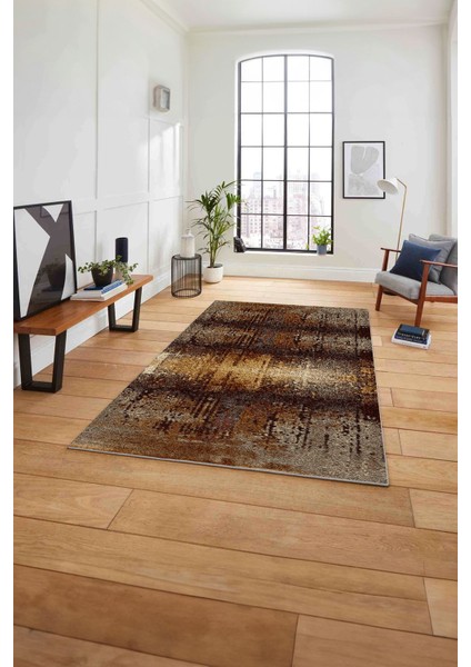 Dijital Baskılı Sade Buğulu Model Yıkanabilir Kaymaz Yolluk Mutfak Salon Halısı, Sade-75-Kahve, fiyatları