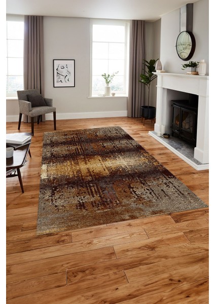 Dijital Baskılı Sade Buğulu Model Yıkanabilir Kaymaz Yolluk Mutfak Salon Halısı, Sade-75-Kahve, modelleri