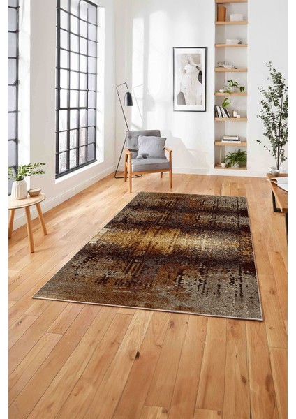 Dijital Baskılı Sade Buğulu Model Yıkanabilir Kaymaz Yolluk Mutfak Salon Halısı, Sade-75-Kahve, indirimleri