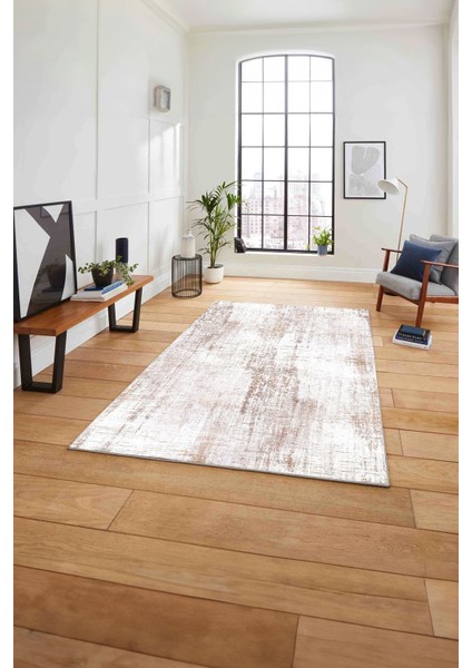 Dijital Baskılı Sade Desen Yıkanabilir Kaymaz Yolluk Mutfak Salon Halısı, Sade-71-Bej, fiyatları