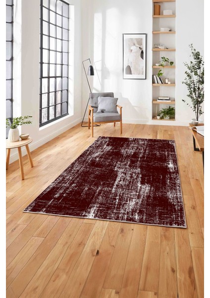Dijital Baskılı Sade Desen Yıkanabilir Kaymaz Yolluk Mutfak Salon Halısı, Sade-71-Bordo, indirimleri
