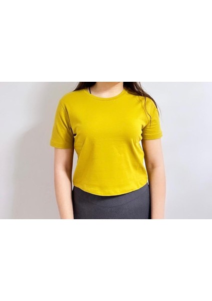 Kadın Crop T-Shirt